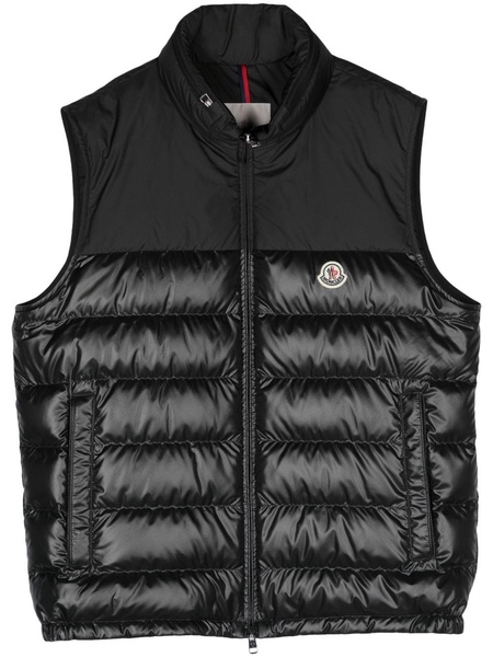 MONCLER Men's SS24 Hooded Vest in Royal Blue