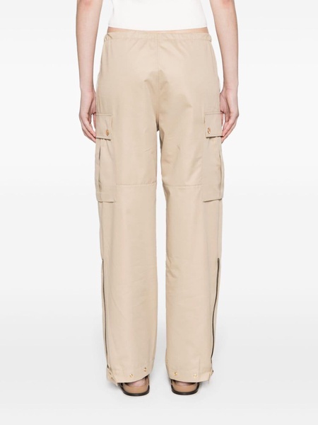 high-waist tapered trousers