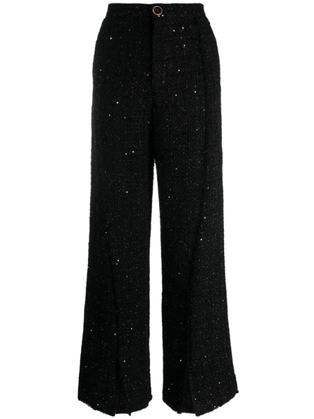 tweed tailored trousers