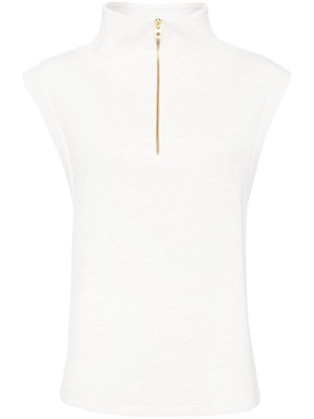 Magnolia half-zip tank top 