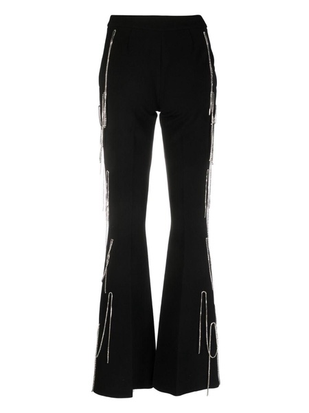 crystal-fringe detail trousers