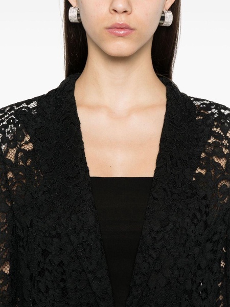 corded-lace blazer