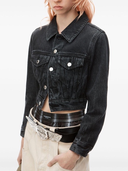 cropped denim jacket