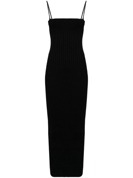 ribbed midi dress 