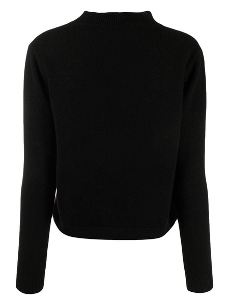 cashmere drawstring-hem jumper