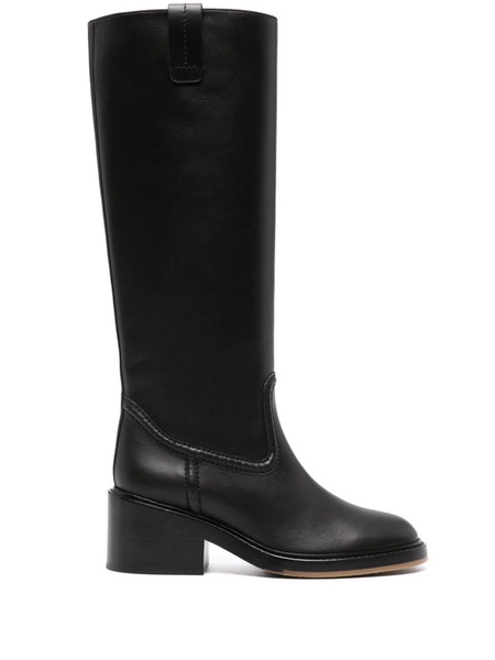 70mm knee-high leather boots 