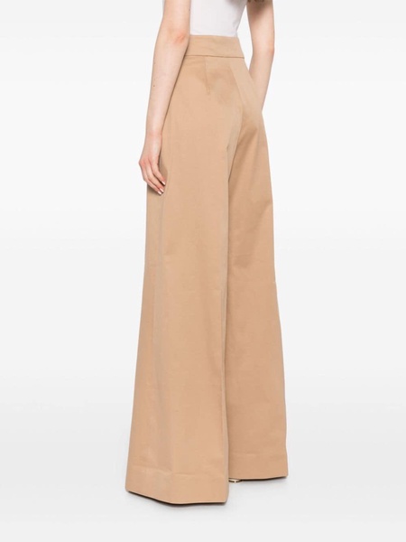 high-waist wide-leg trousers