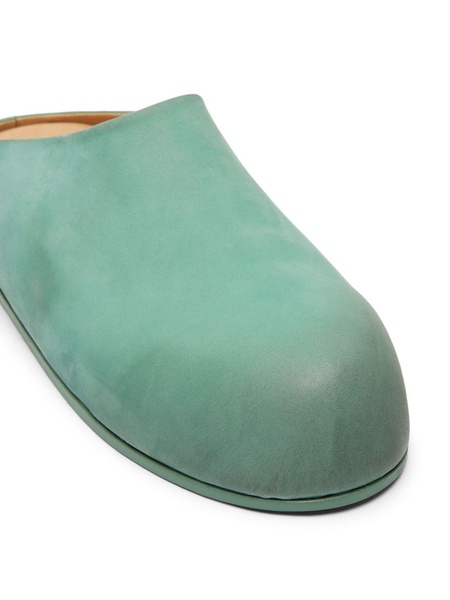 Grande Mule leather slippers