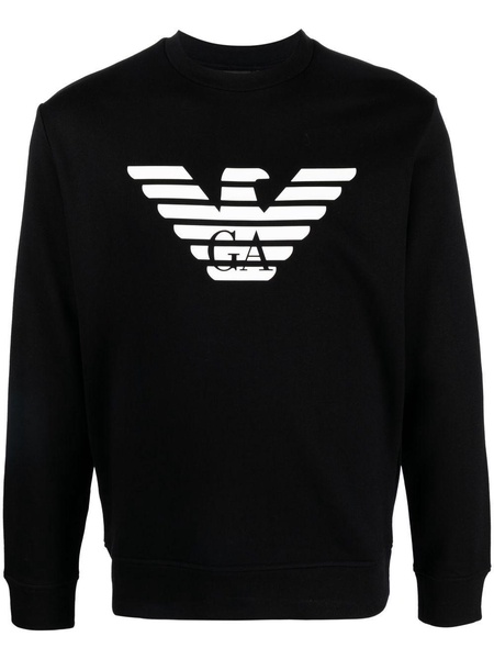 logo-print cotton sweatshirt