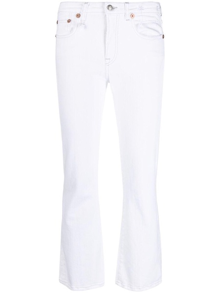 flared cropped jeans