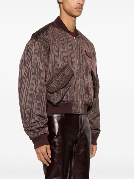 Regenerated reversible bomber jacket