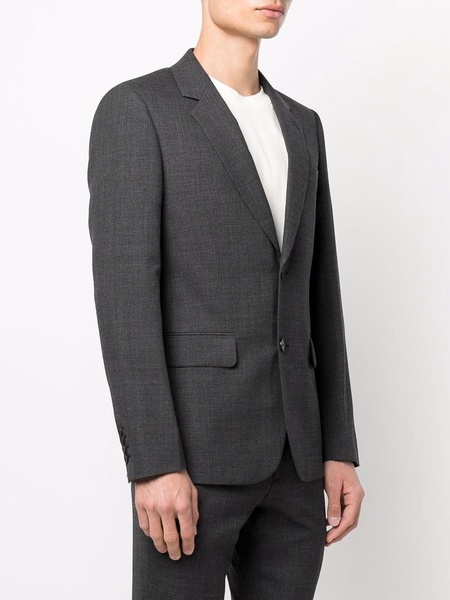 single-breasted wool suit jacket 