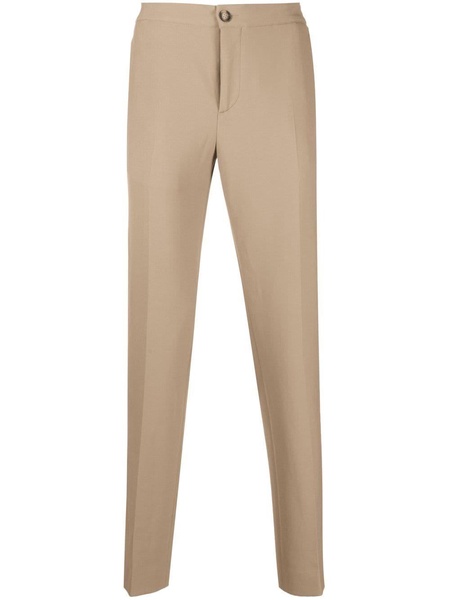 tapered jersey trousers