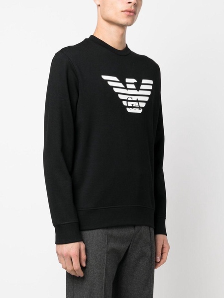 logo-print cotton sweatshirt