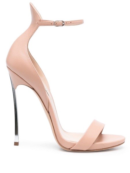 leather 120mm heeled sandals