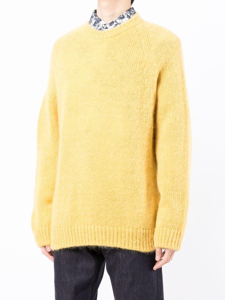 long-sleeve knitted jumper