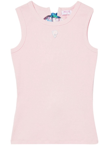 Iride-ribbon tank top