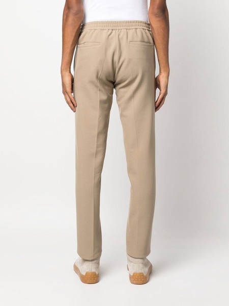 tapered jersey trousers