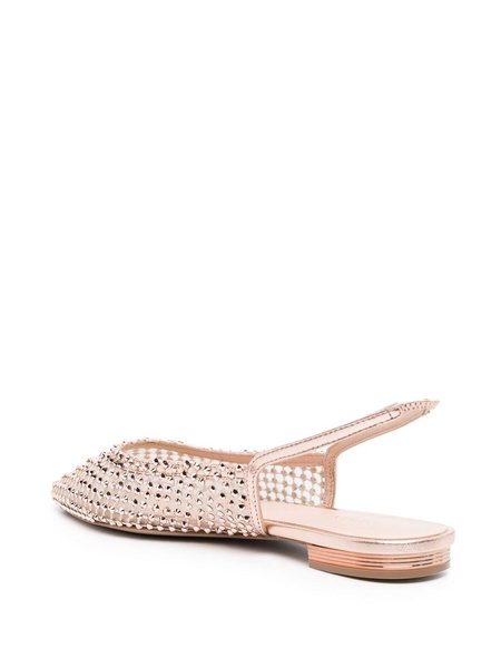 Gilda crystal-embellished flat mules