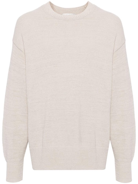 Corde crew-neck jumper