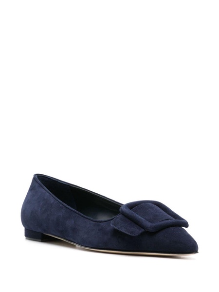 Maysale suede ballerina shoes