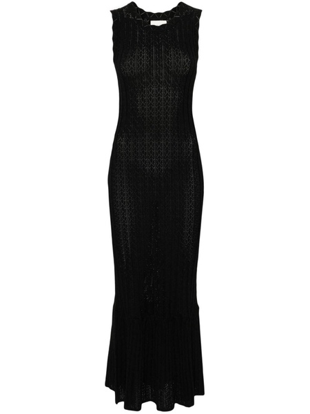 Molino open-knit maxi dress