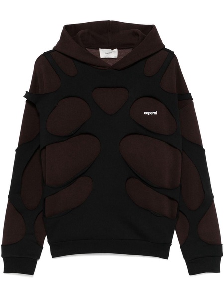 cut-out hoodie