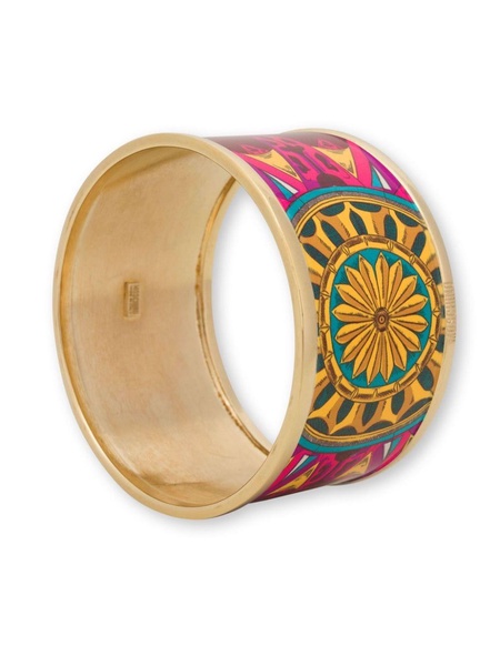 geometric-print bangle bracelet