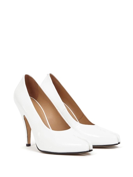 Tabi 110mm patent-leather pumps