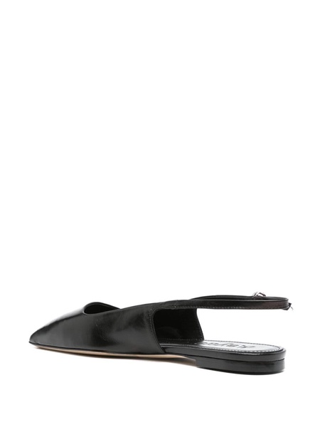 Aeyde Liya Nappa Leather Black Shoes