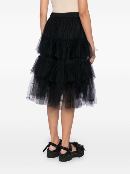 tiered tulle skirt