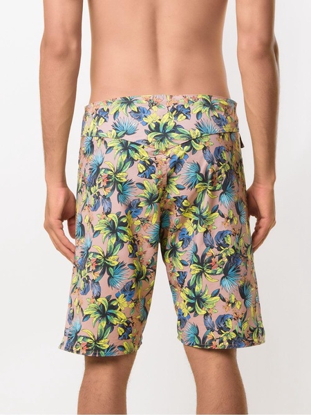 printed swim shorts