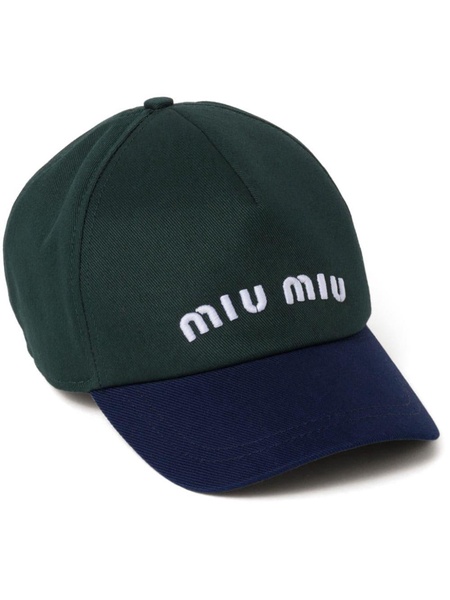 logo-embroidered baseball cap