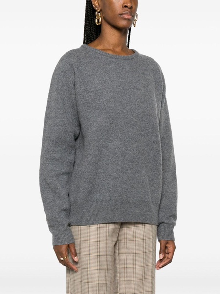 crew-neck wool jumper