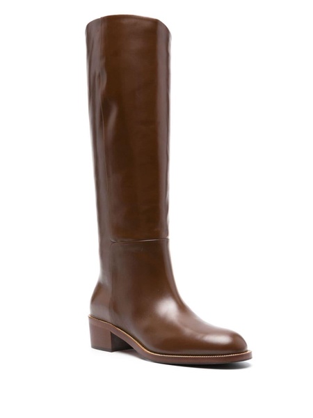 Sellier 40mm leather boots