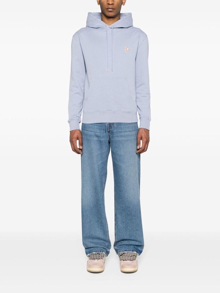 Maison Kitsuné Chillax Patch Regular Hoodie Clothing in Blue