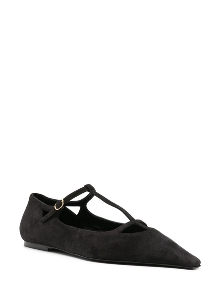 Cyd suede ballerina shoes