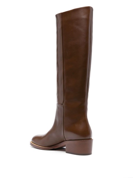 Sellier 40mm leather boots