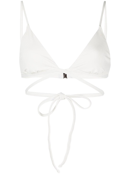 triangle wrap-around tie bikini top