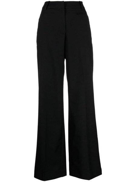 high-rise wide-leg trousers