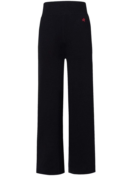 Chalet wide-leg knit ski trousers