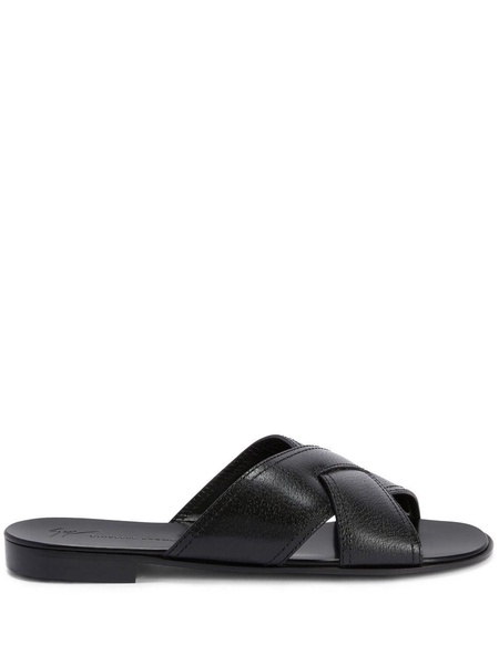 Flavio crossed-leather sandals