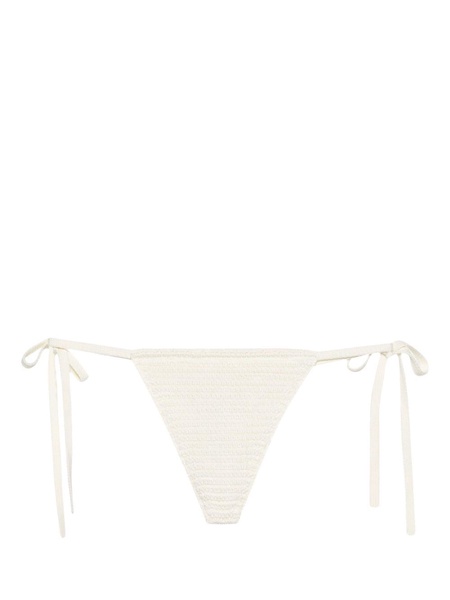 Carita crochet-knit bikini bottoms