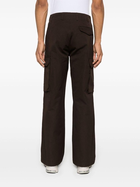 straight-leg cargo trousers