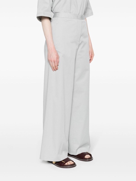 wide-leg tailored trousers