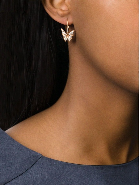 diamond wing earrings