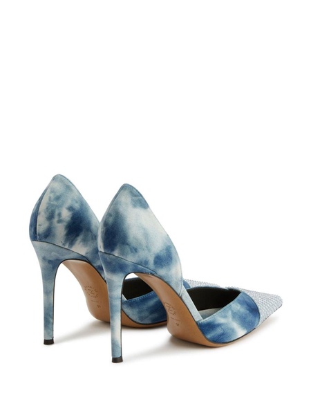 tie-dye pattern 105mm pumps