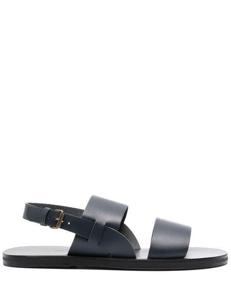 Irodotos flat leather sandals