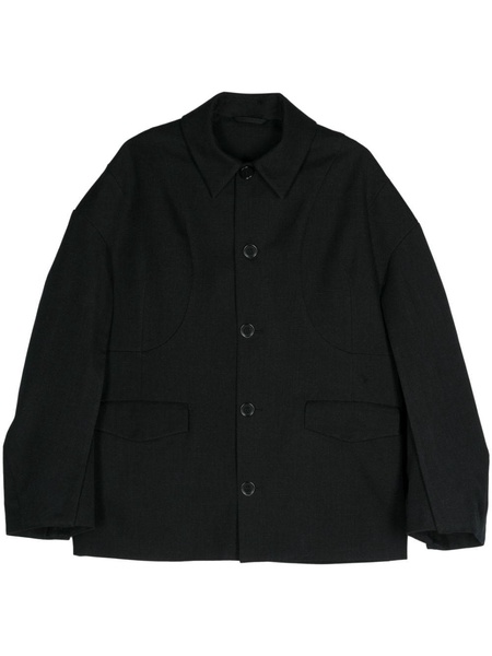 twill-weave coat