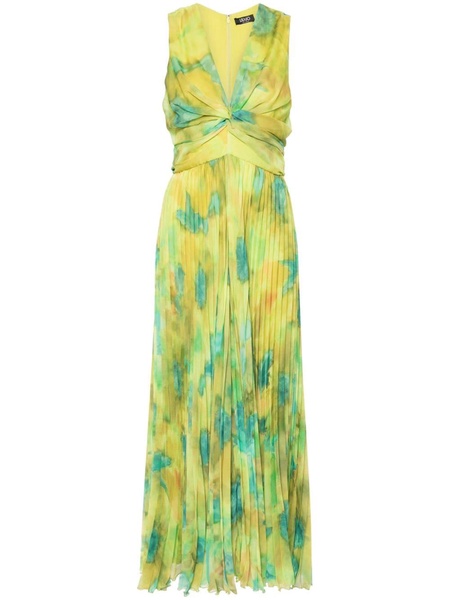 tie-dye pleated jumpsuit